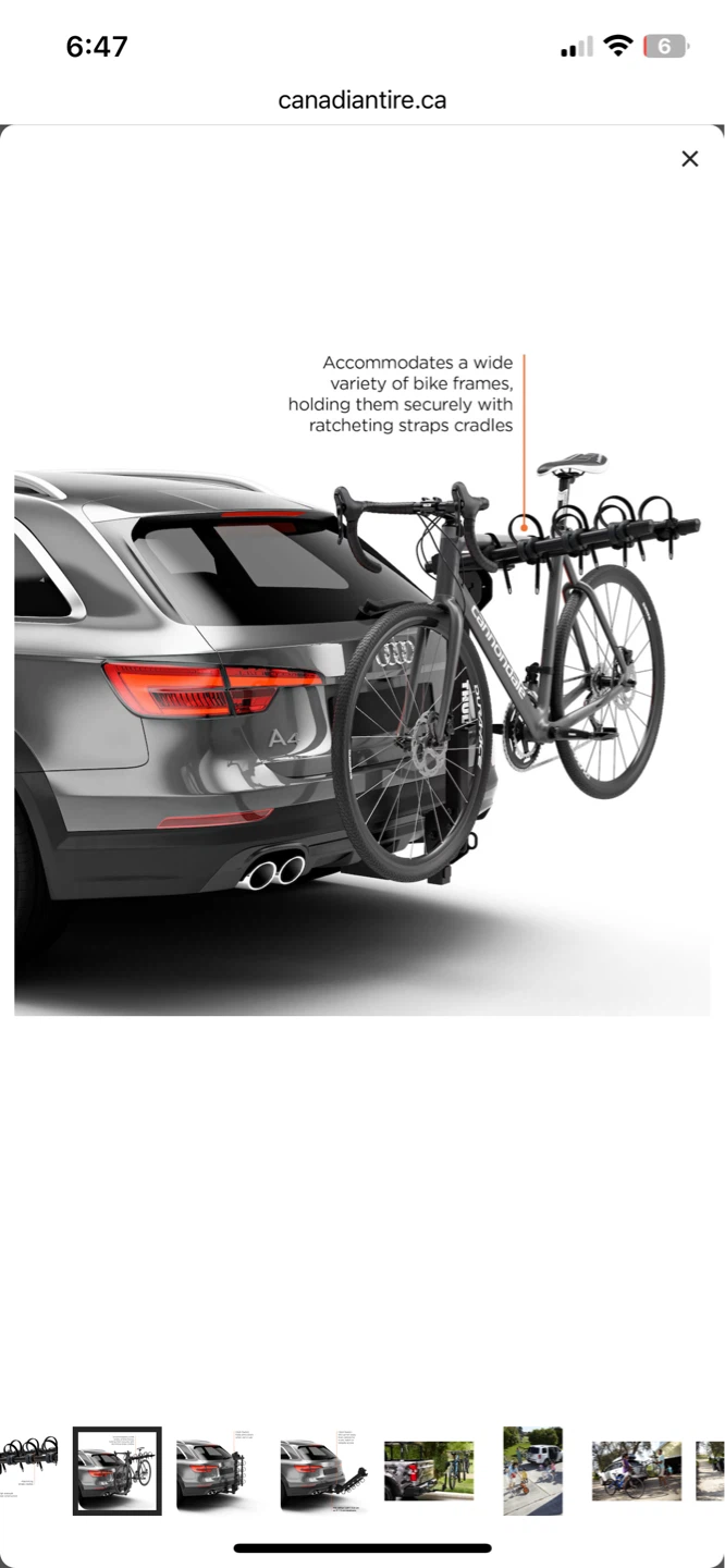 Thule Trailway 4-Bike Hitch Mount Bike Rack - photo 5