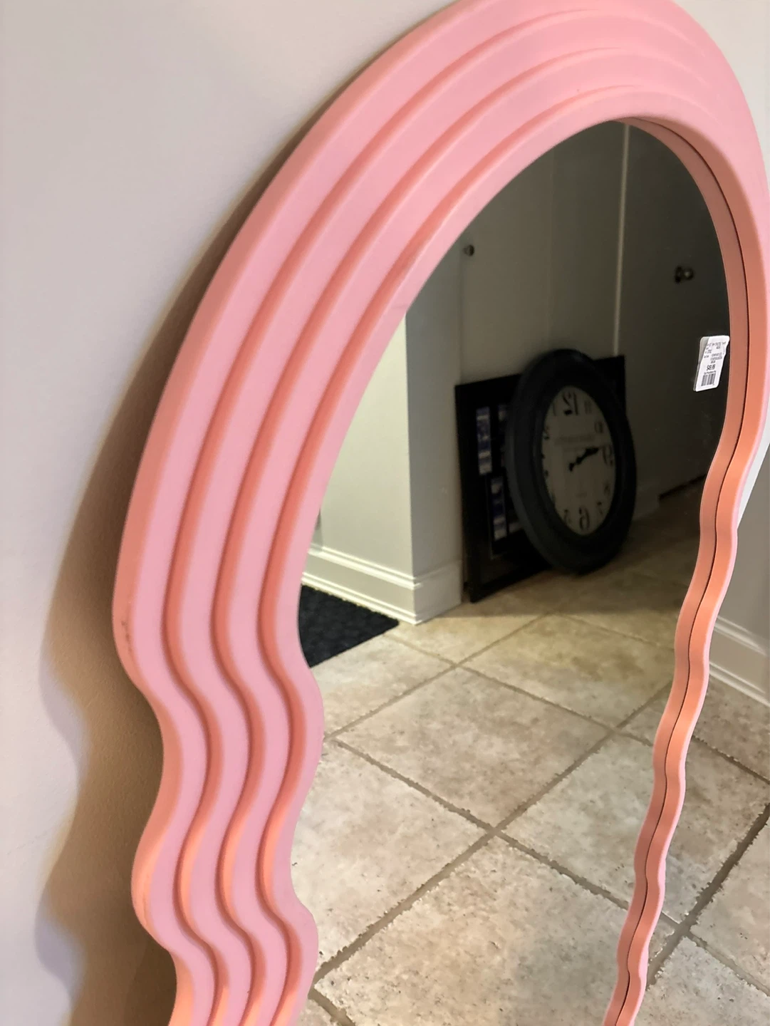 Pink Wavy Arch Mirror - photo 3
