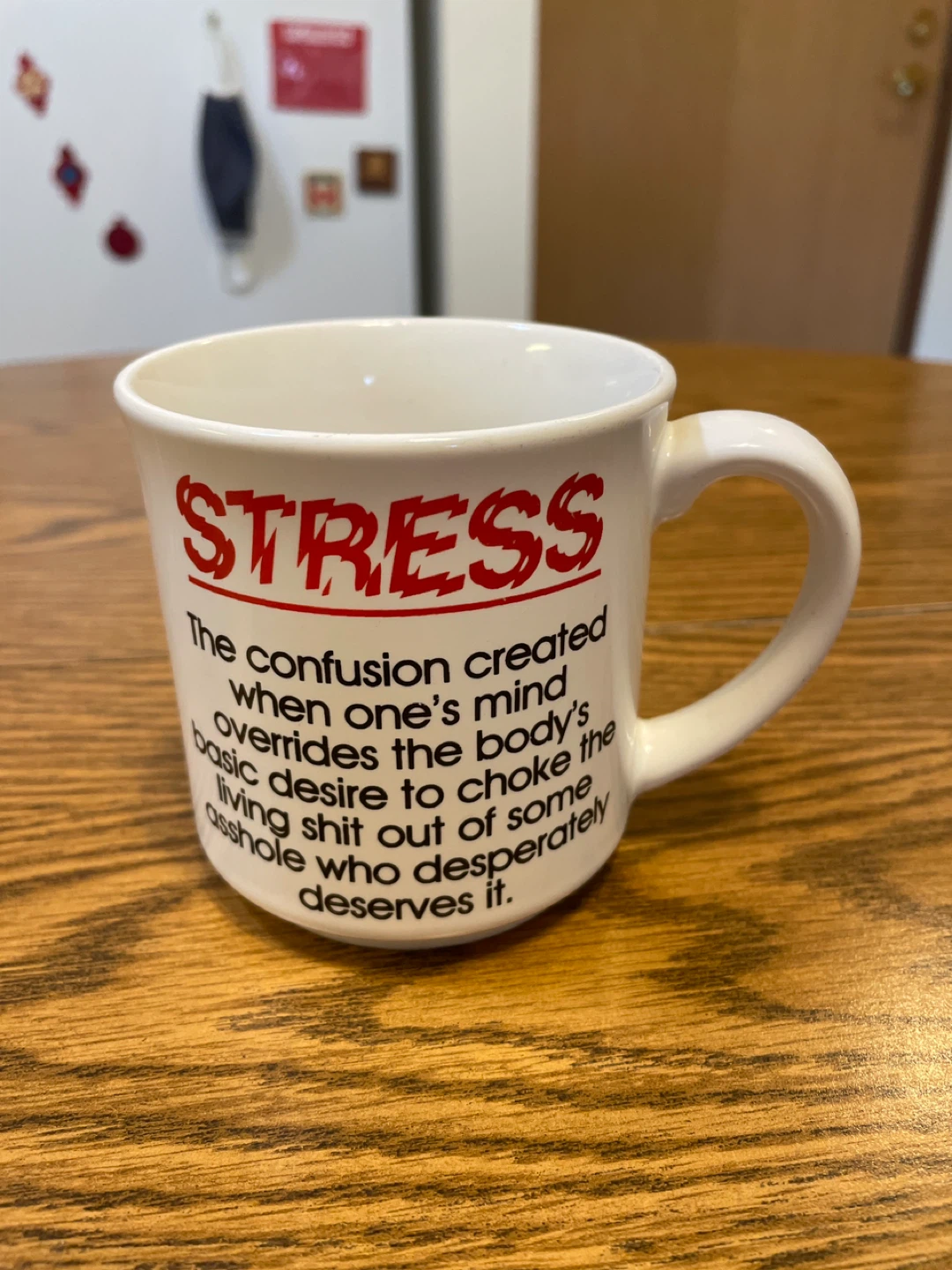Funny "Stress" Mug