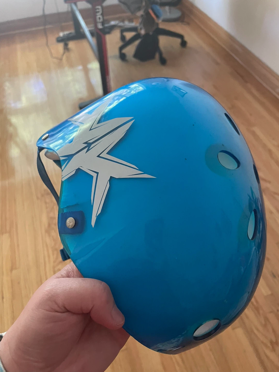 Kranked Blue Helmet for kids