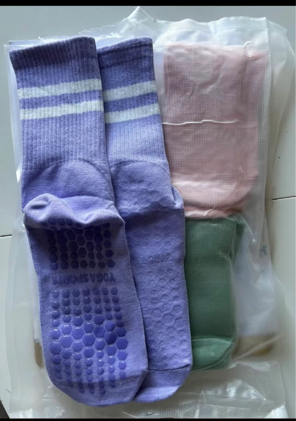 New Yoga Pilates Socks 4-Pack