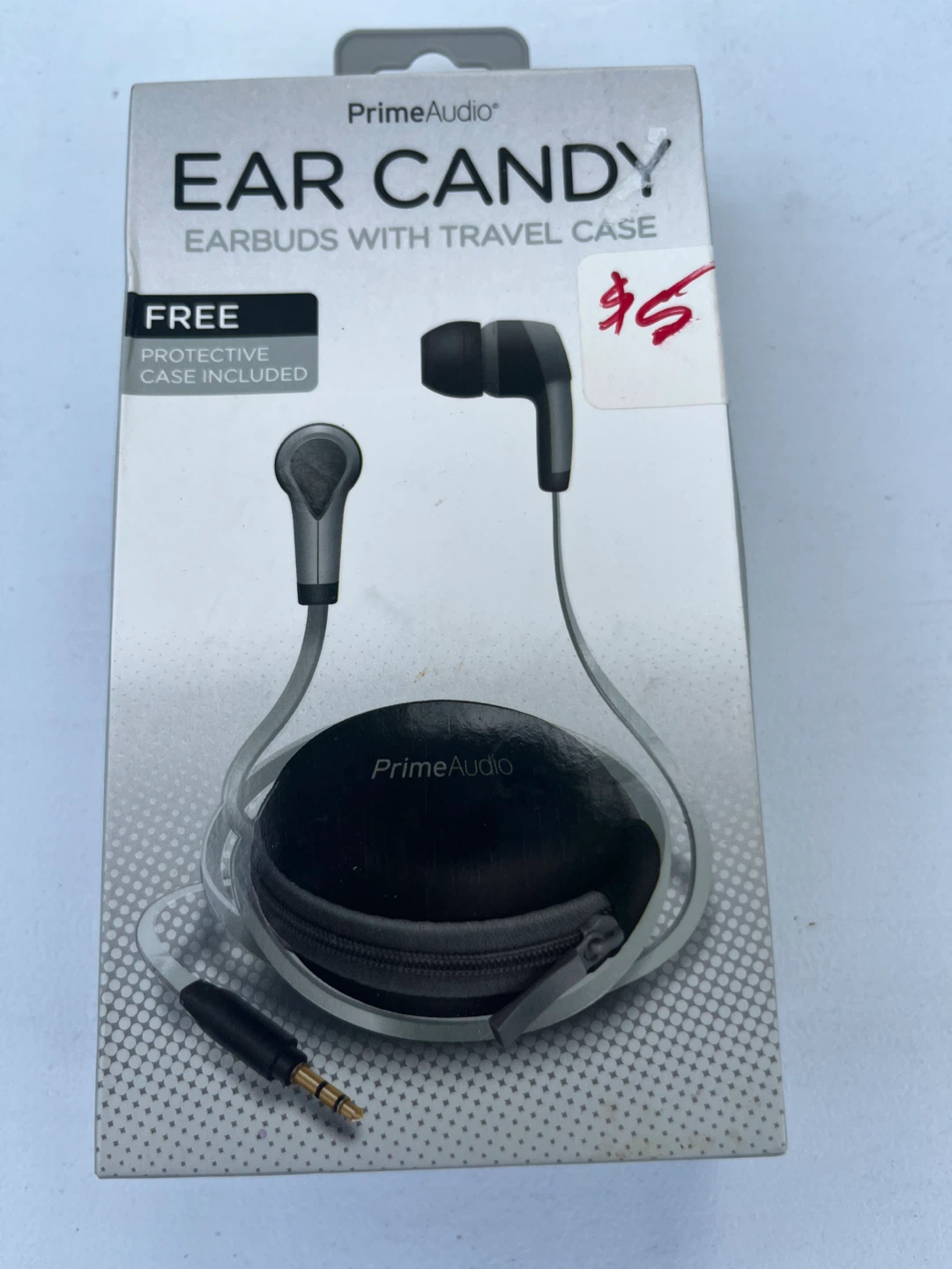 Prime Audio Ear Candy wired earbuds w/travel case