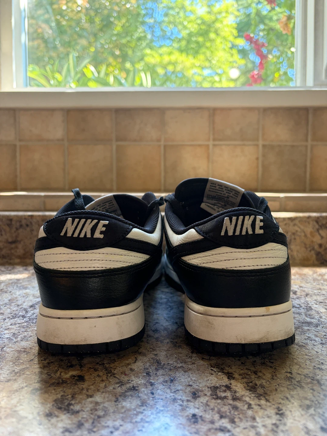 Nike Dunk Low Black White Sneakers - photo 2