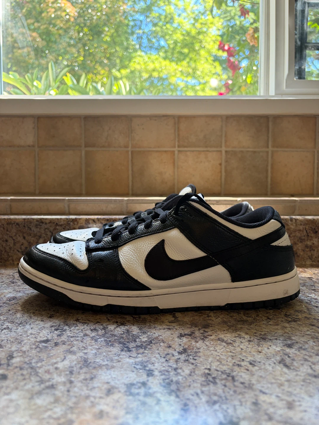 Nike Dunk Low Black White Sneakers - photo 3