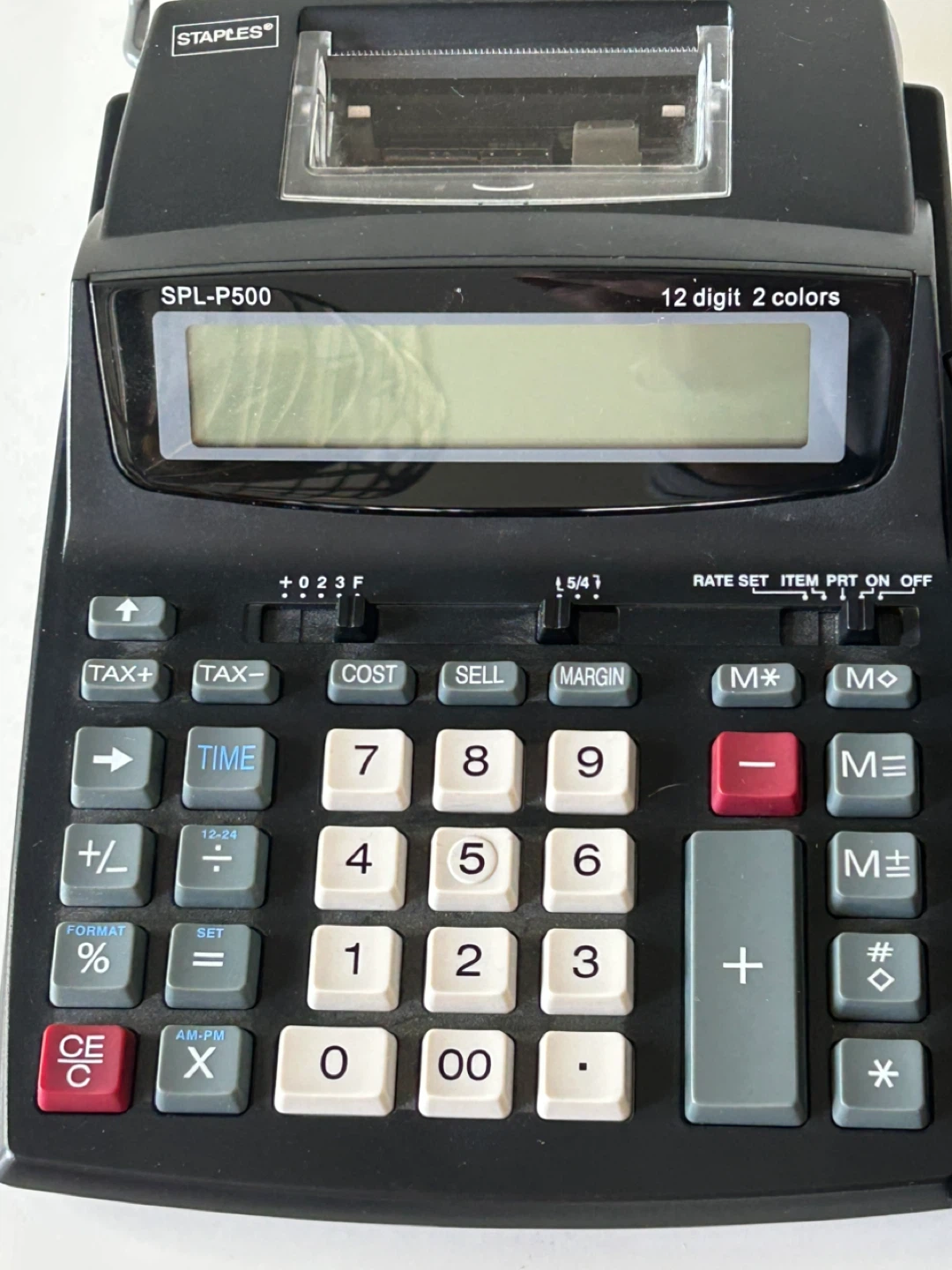 Staples SPL-P500 12-Digit Calculator with Paper Rolls - photo 2