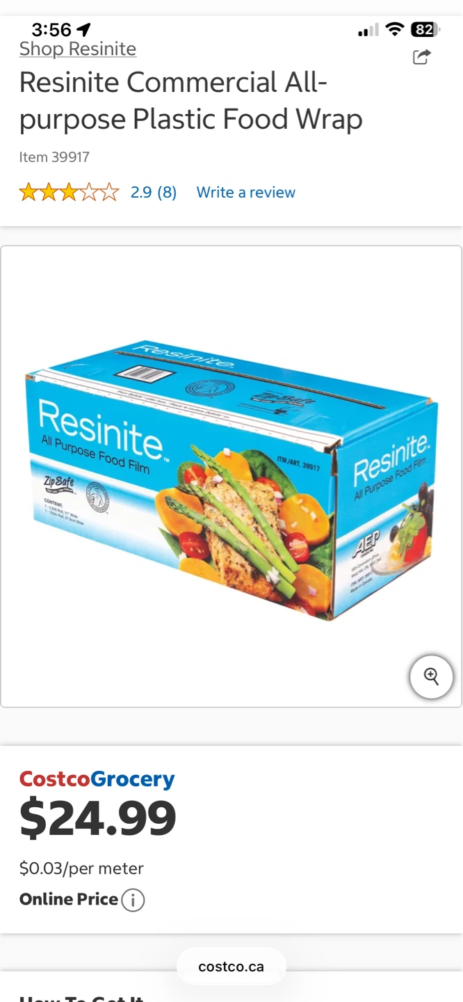 Brand New Resinite All-Purpose Plastic Food Film - photo 3