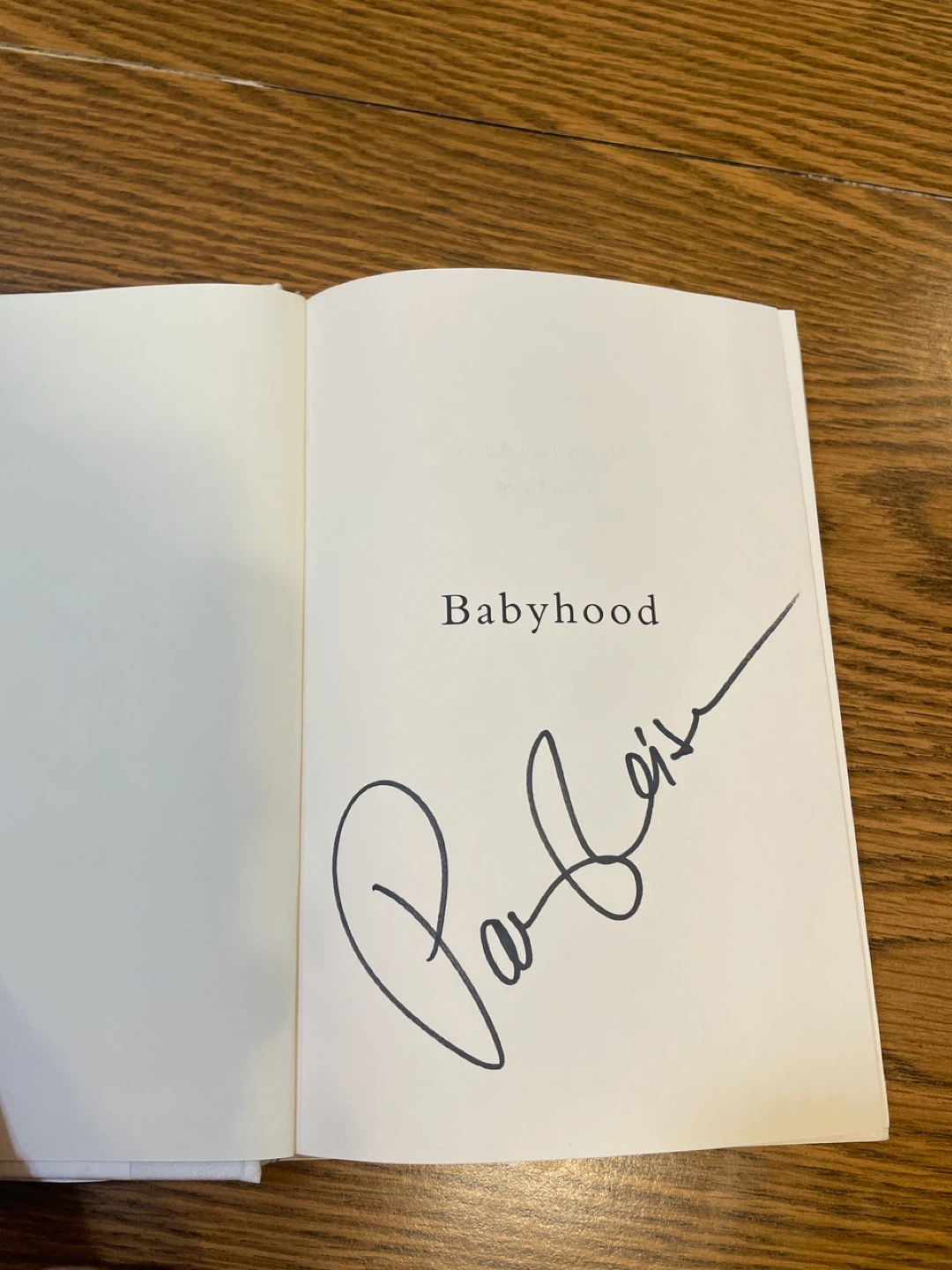 Paul Reiser Babyhood Signed Hardcover Book - photo 3