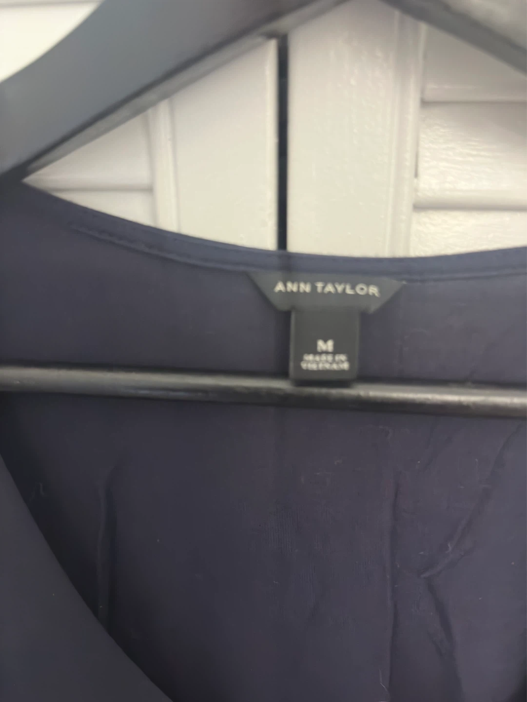 Ann Taylor Navy Sleeveless Tank Top - Size M - photo 2