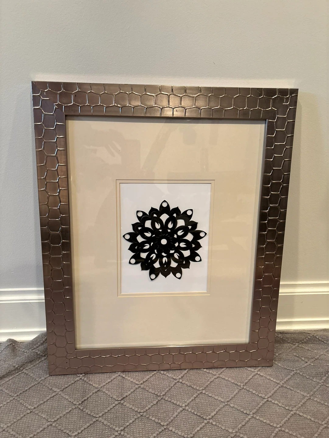 Decorative Picture Frame with Embossed Texture