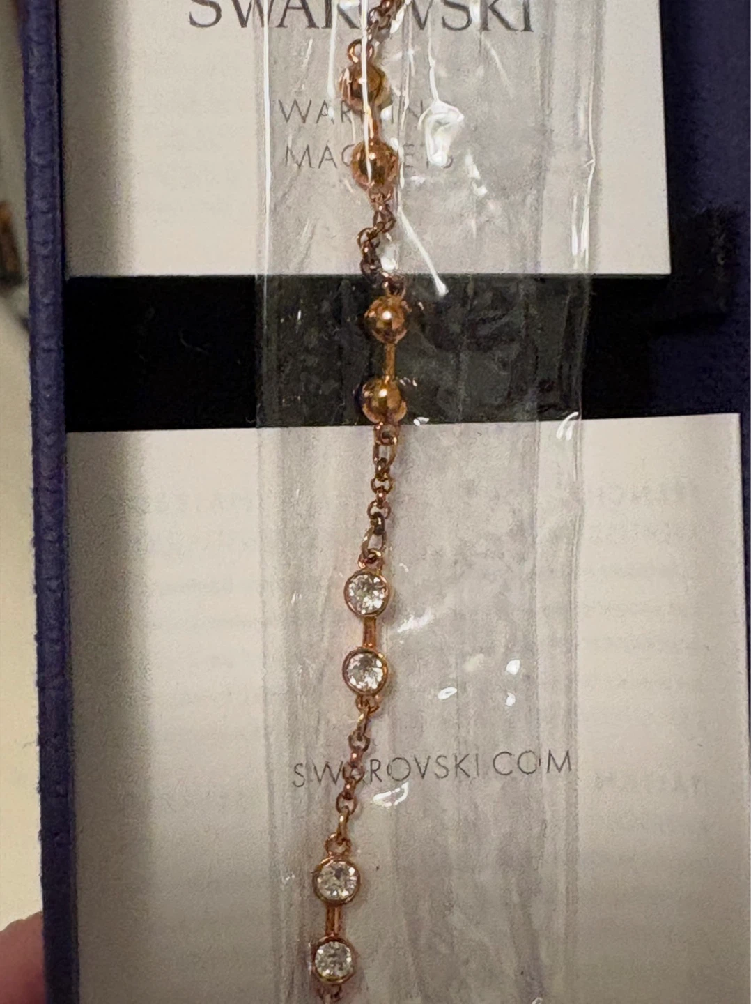 Swarovski Rose Gold Tone Bracelet - photo 2
