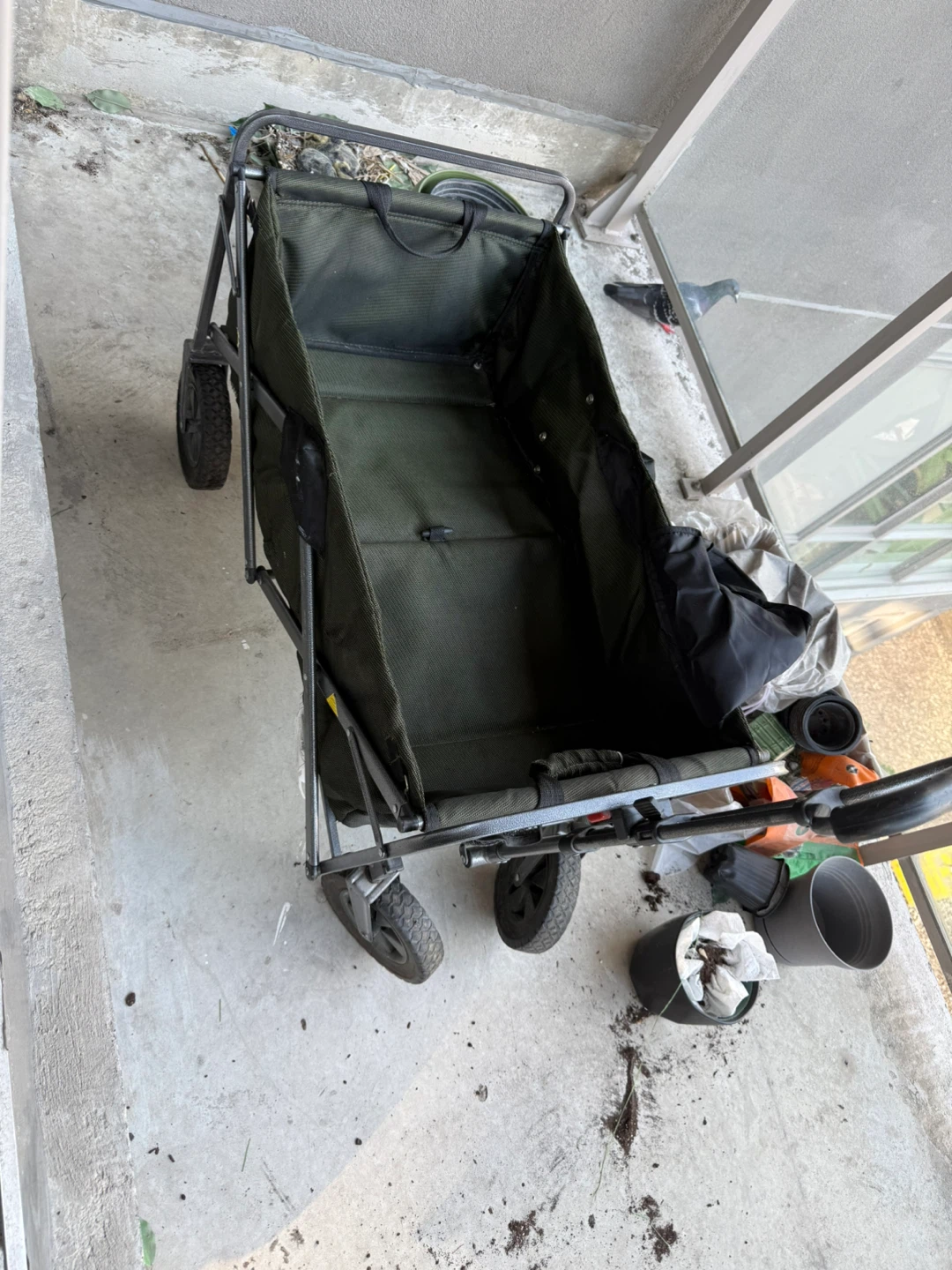 Collapsible Outdoor Wagon - Green - photo 2