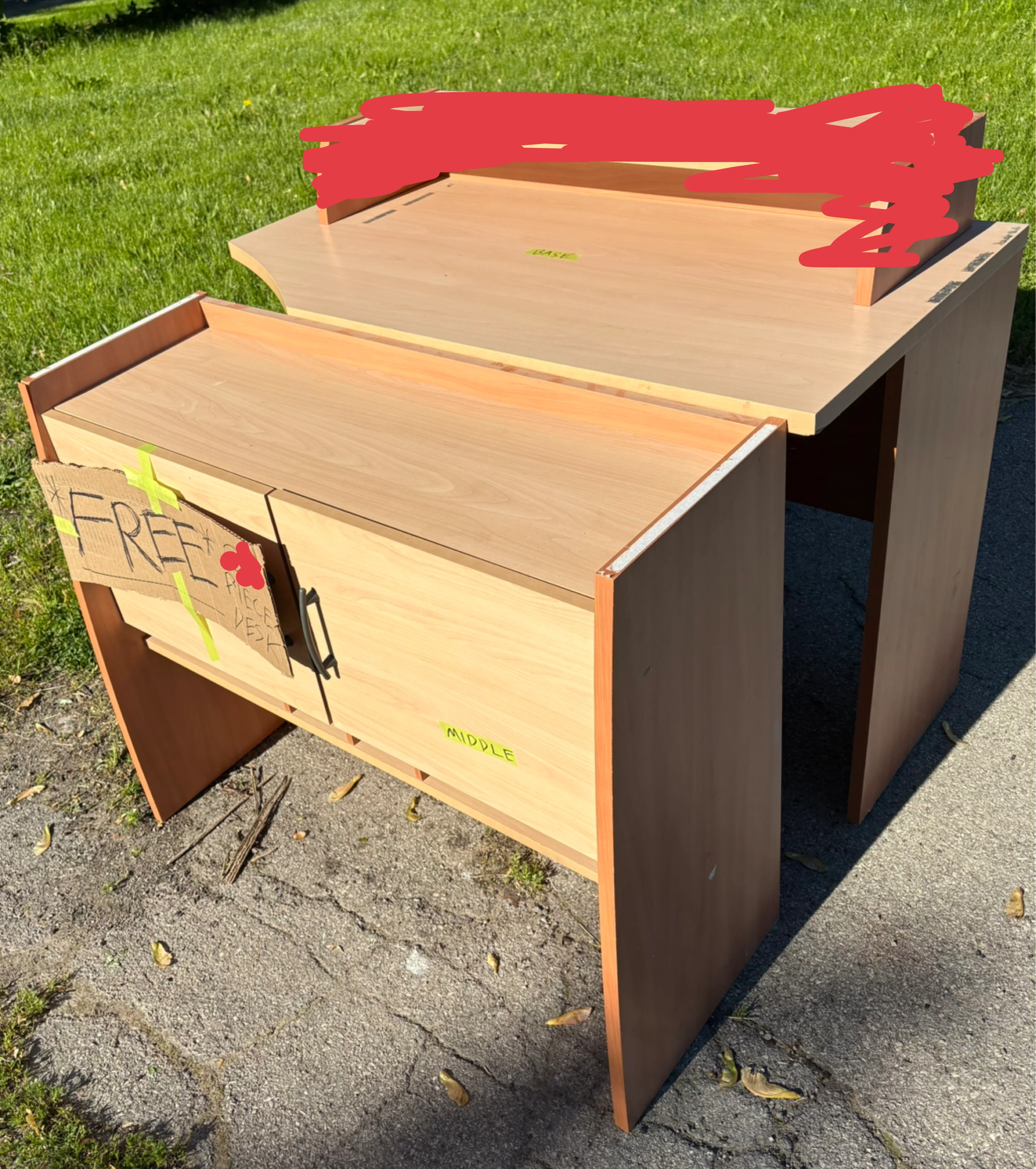 2 piece desk - photo 2