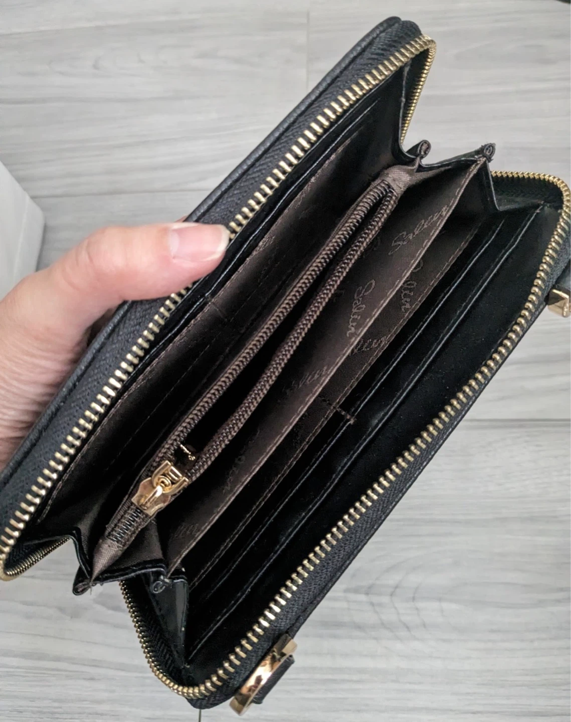 Black wallet purse - photo 3
