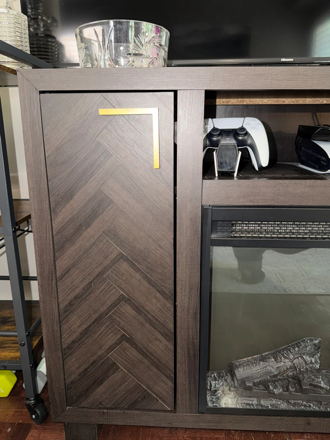 TV Stand with Electric Fireplace - need gone ASAP! - photo 4