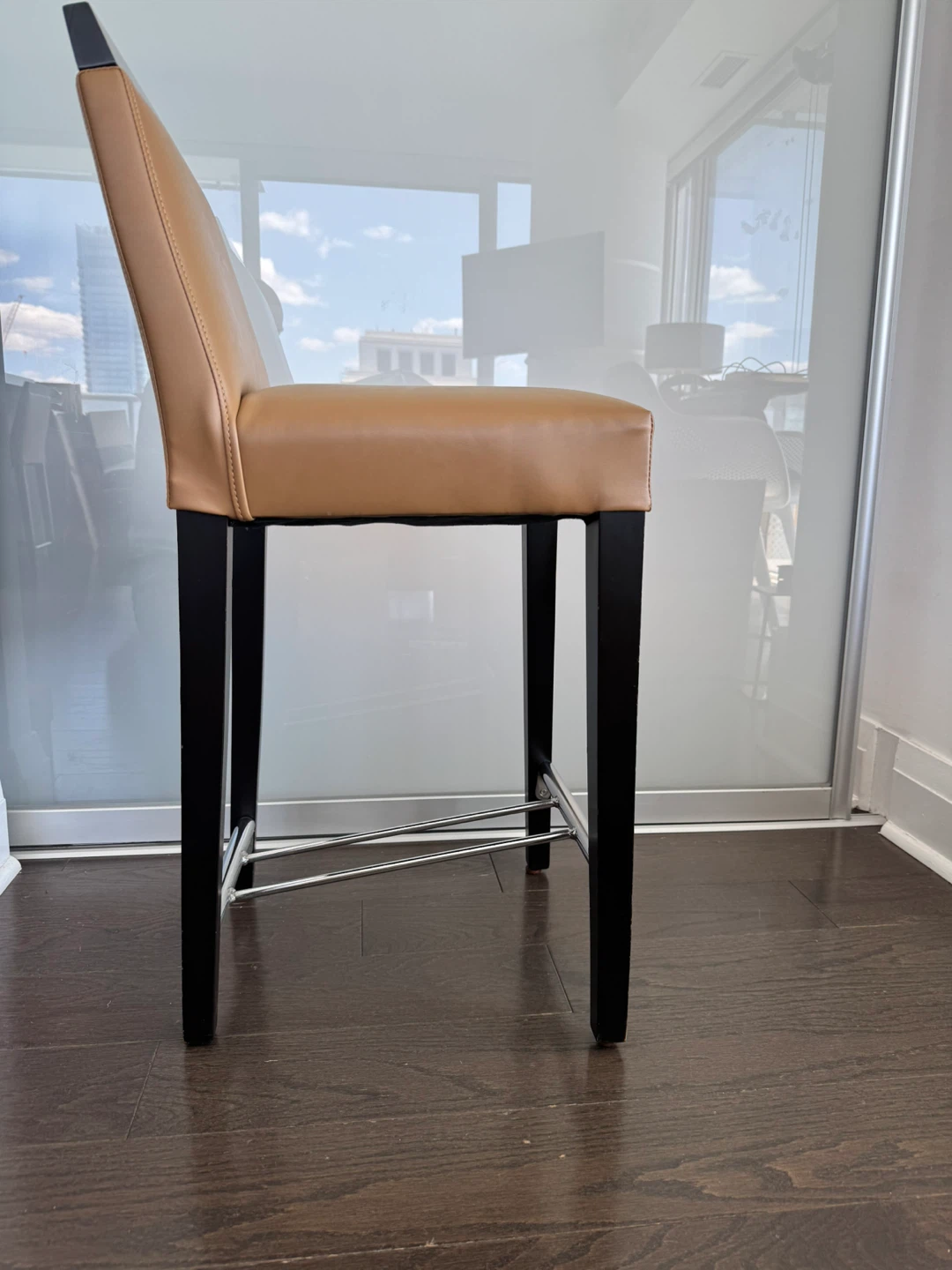 Set of 4 Tan Bar Stool - photo 2
