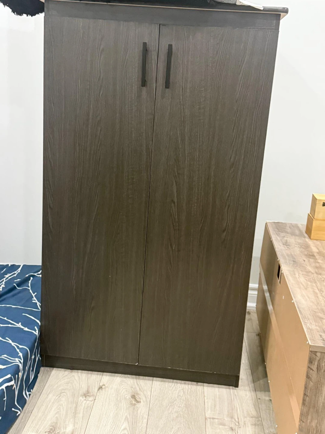 Complete Dark Brown Wooden Bedroom Set for Sale - photo 3