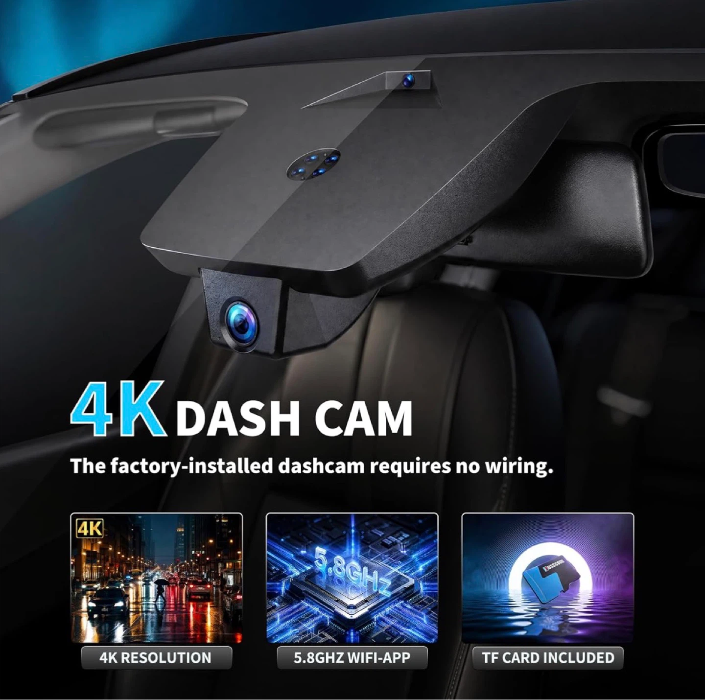 BOSSCODE 4K Ultra HD Dash Camera