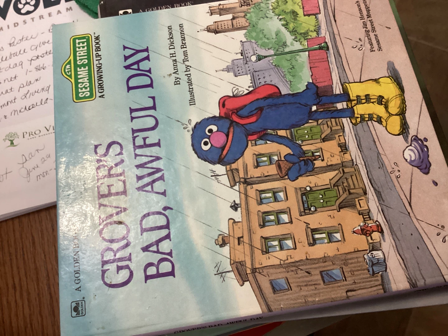 Grover's Bad, Awful Day Sesame Street Golden Book