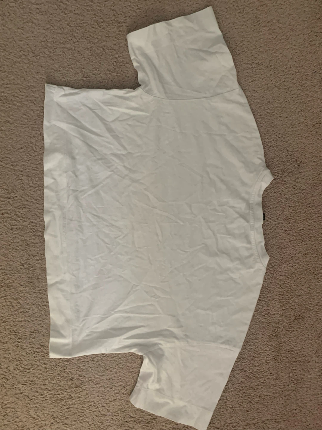 OWN small cropped white tee - photo 2