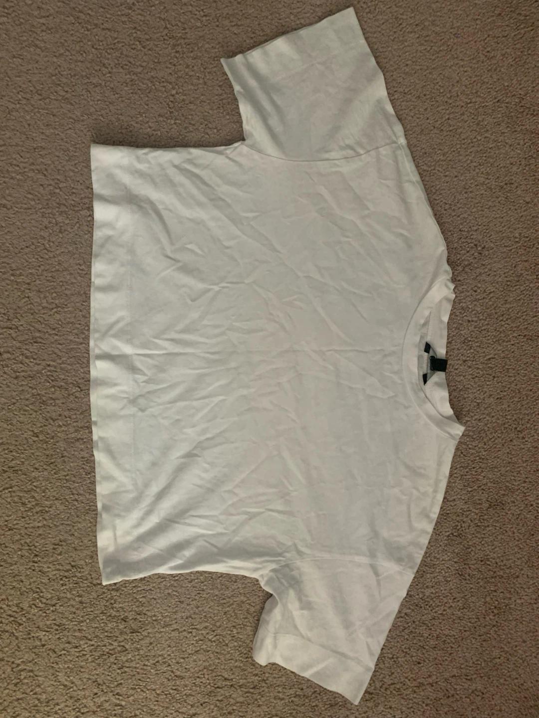 OWN small cropped white tee