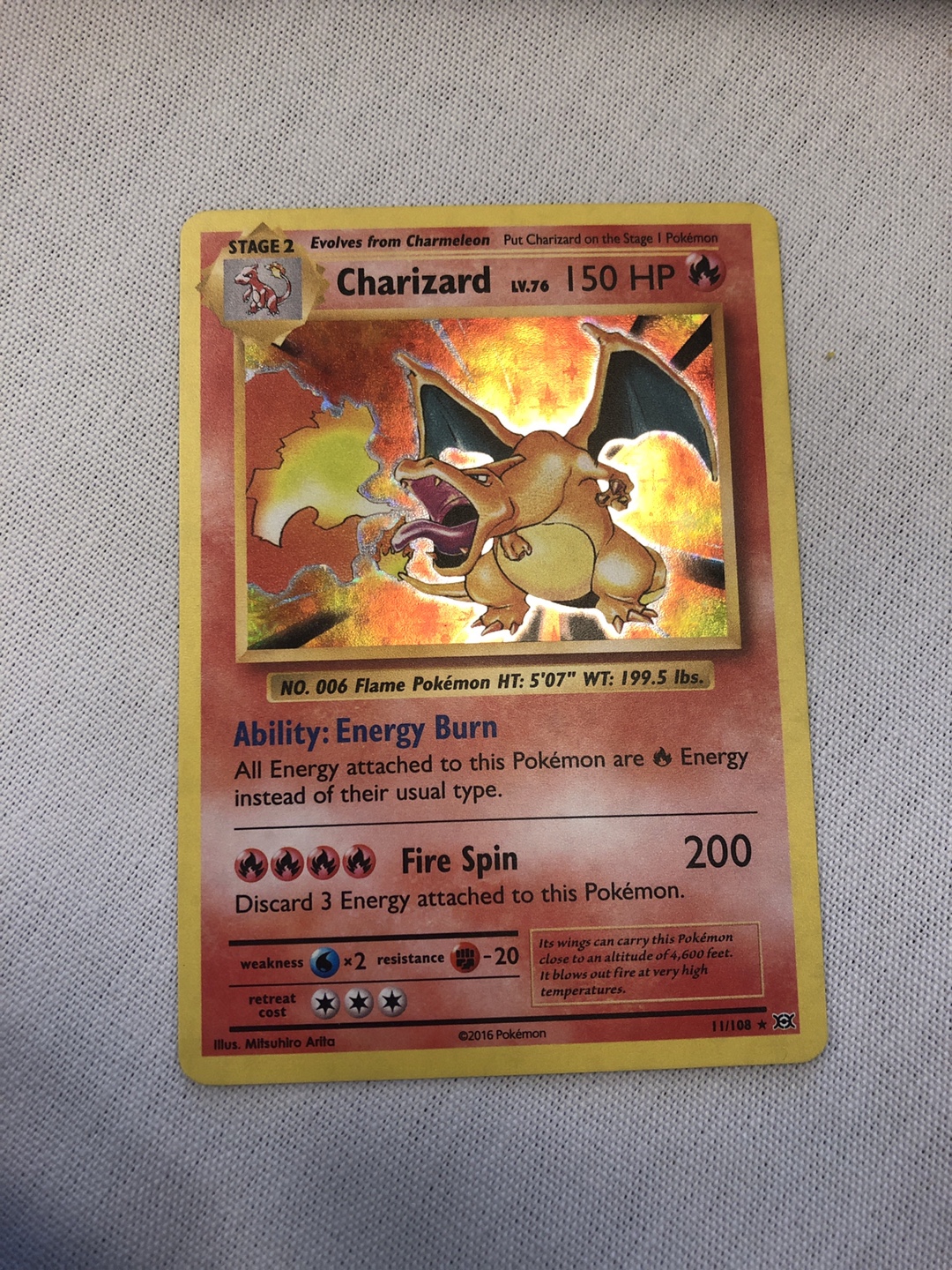 Pokemon Evolutions Charizard LV.76 LP