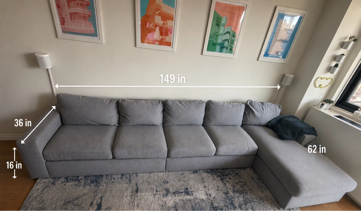 Grey Sectional Sofa