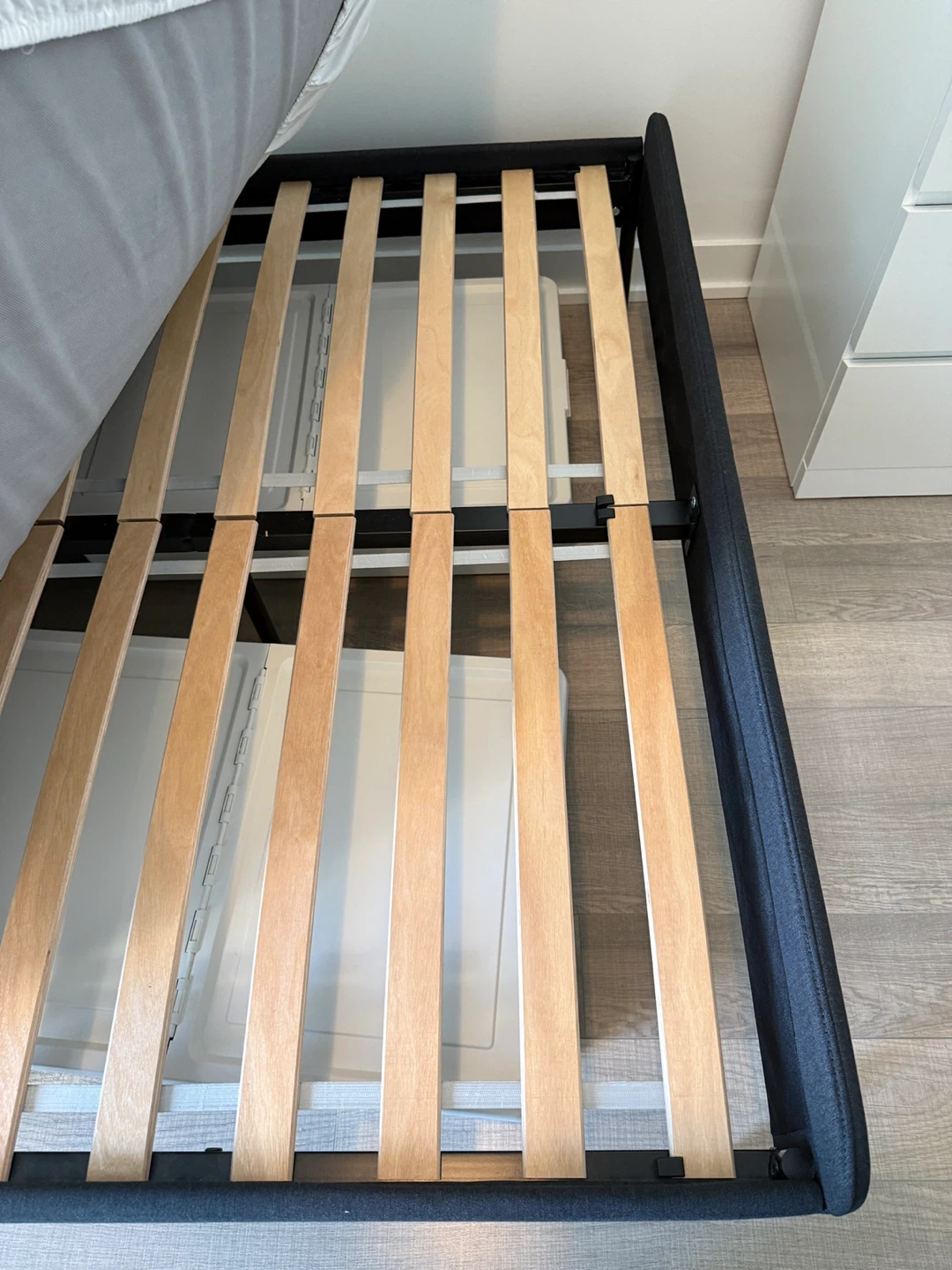 IKEA Slattum Upholstered Bed Frame - photo 3