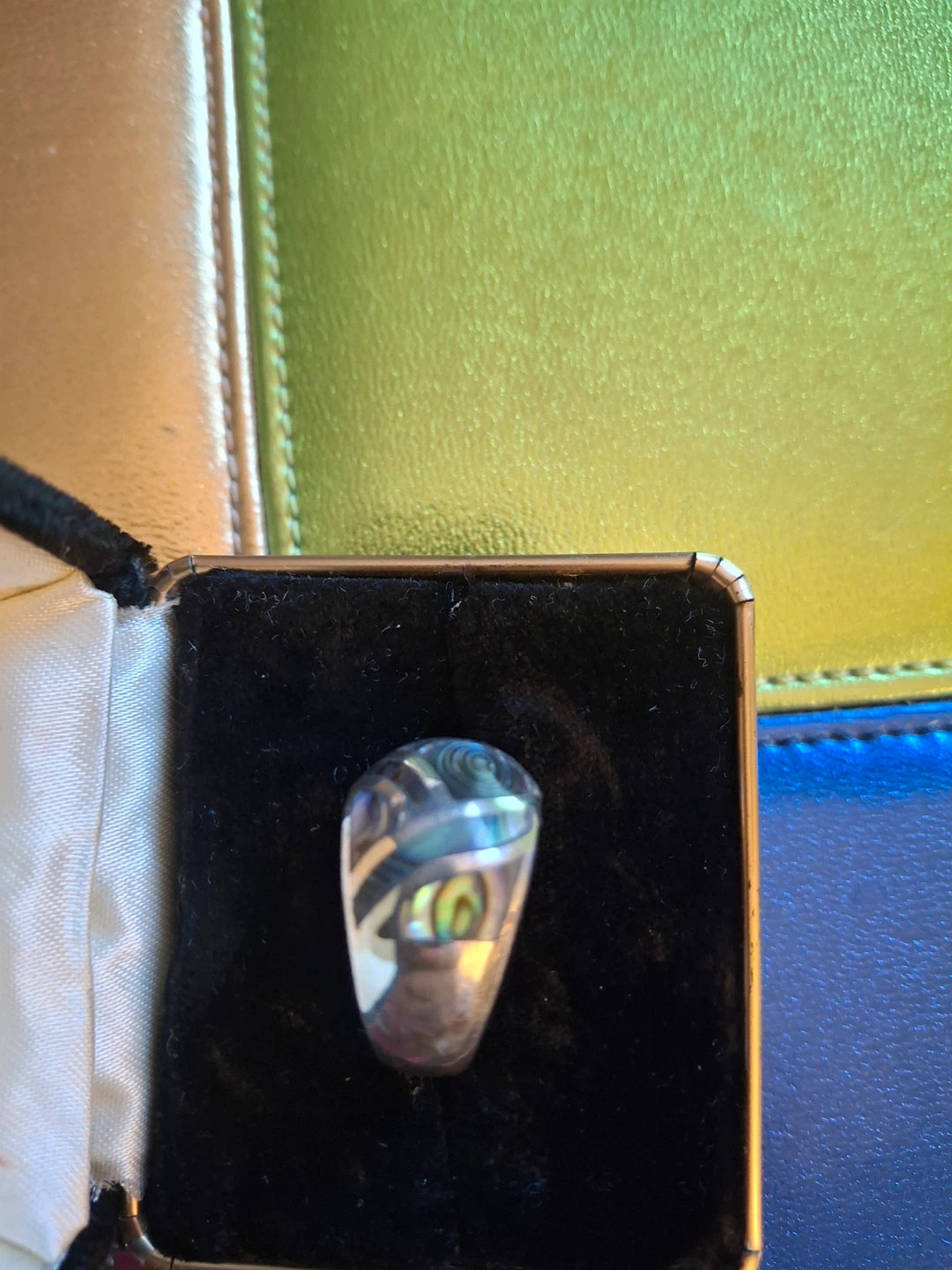 Abalone ring (silver stamped 925) - photo 4
