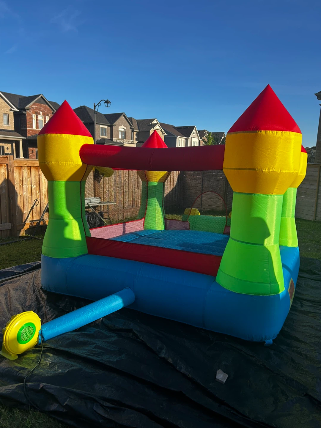 Inflatable Bounce House Castle with Slide and Blower - photo 3