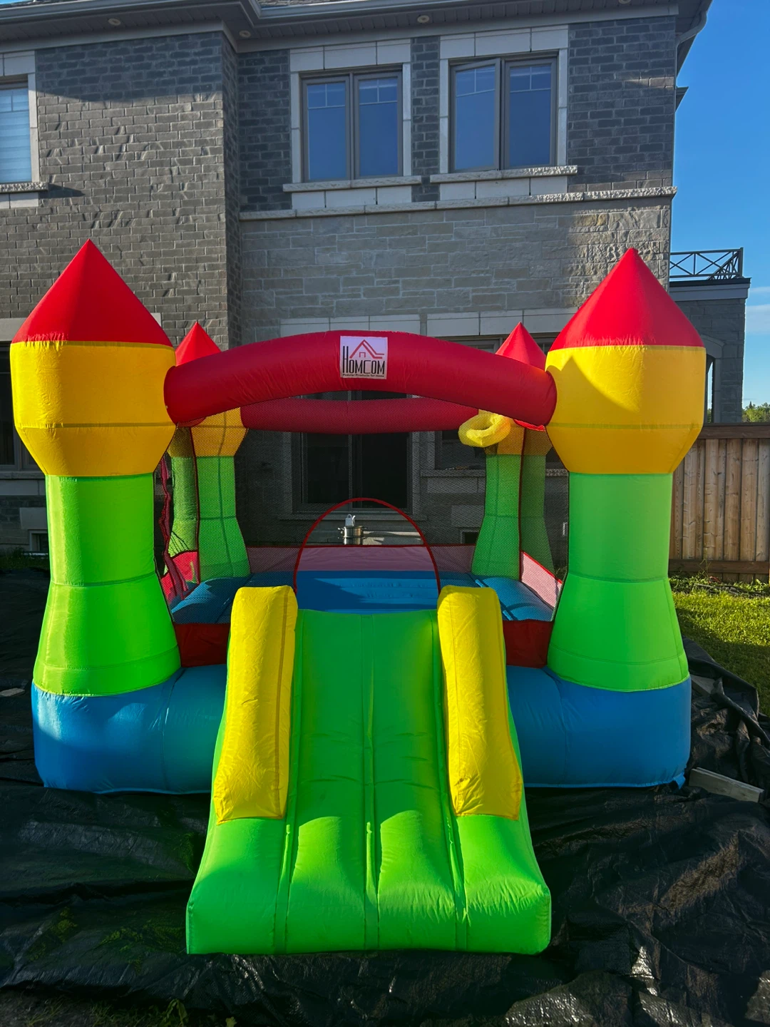 Inflatable Bounce House Castle with Slide and Blower