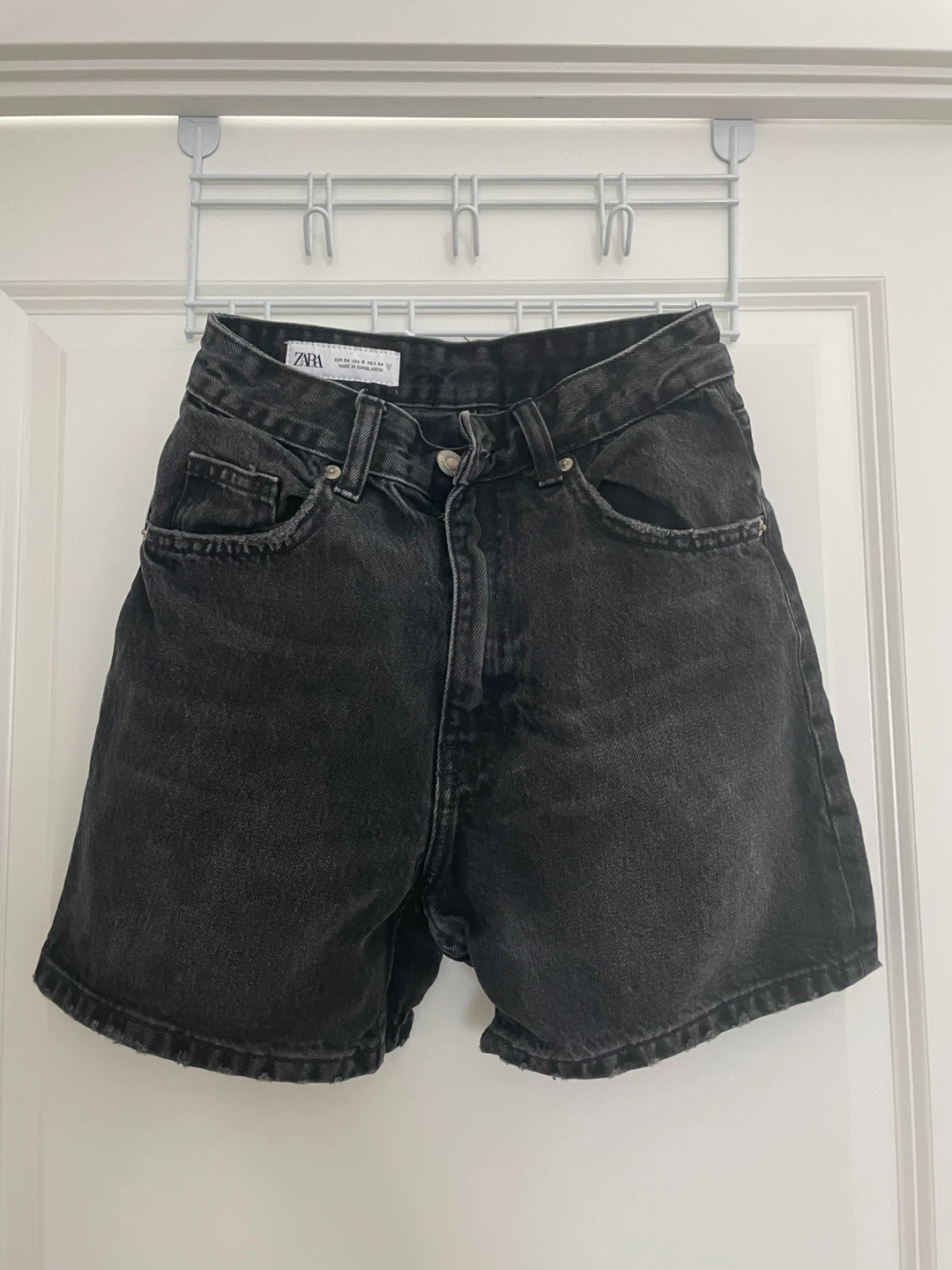 ZARA High-Waisted Denim Shorts