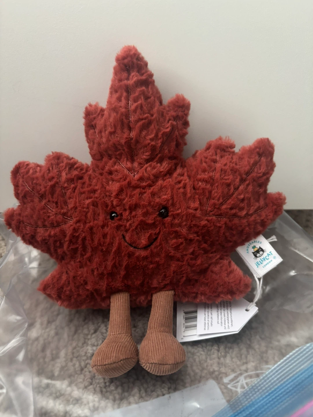 Jellycat Bartholomew Bartholomew Maple Leaf Plush