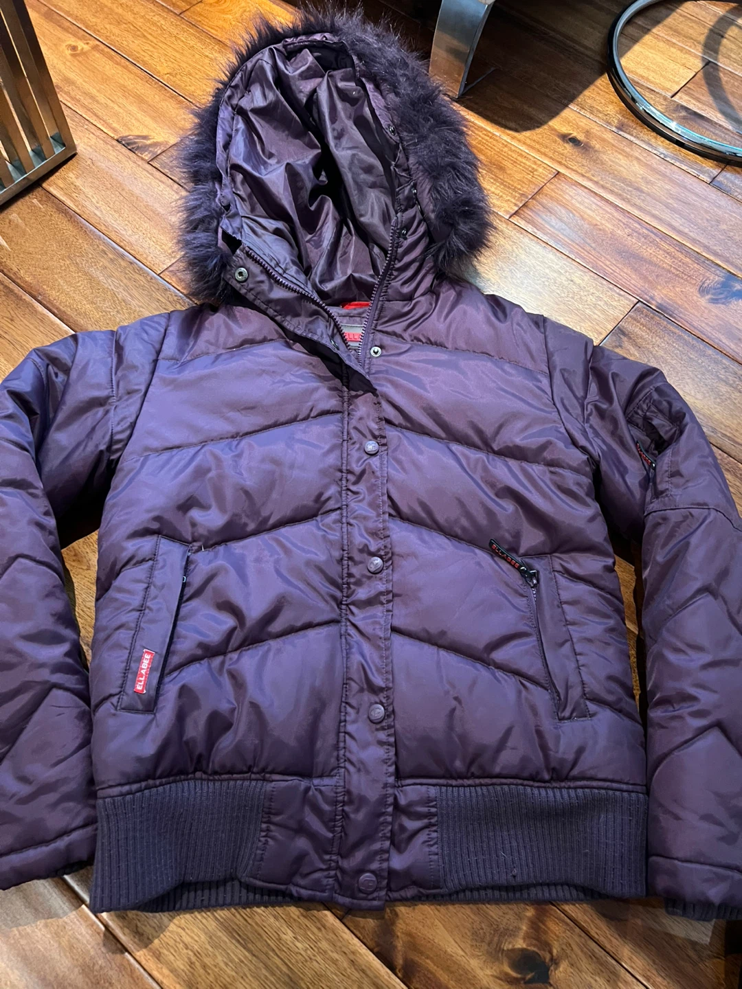 Ellabee Purple Puffer Jacket