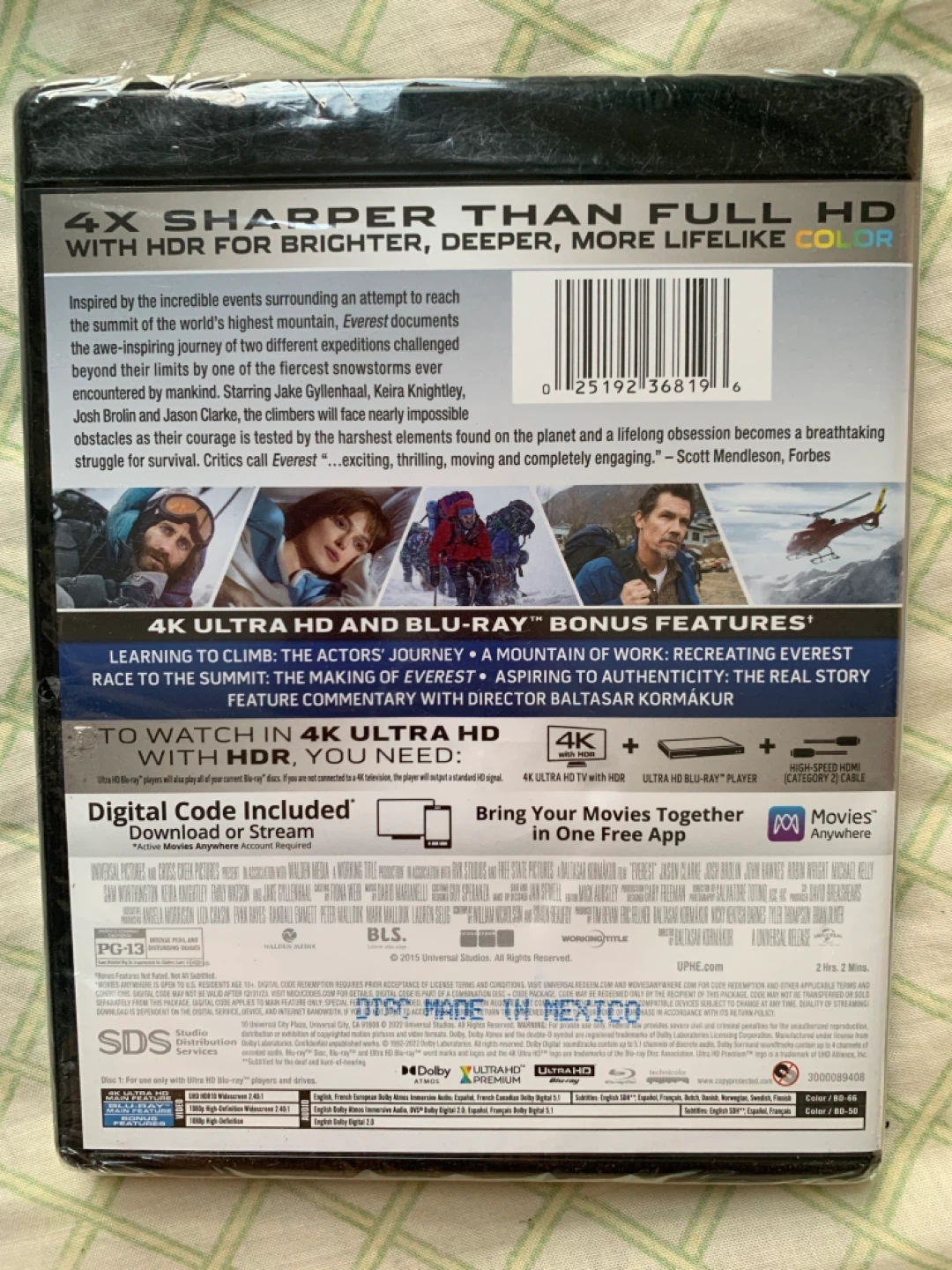 New Everest 4K Ultra HD Blu-ray - photo 2