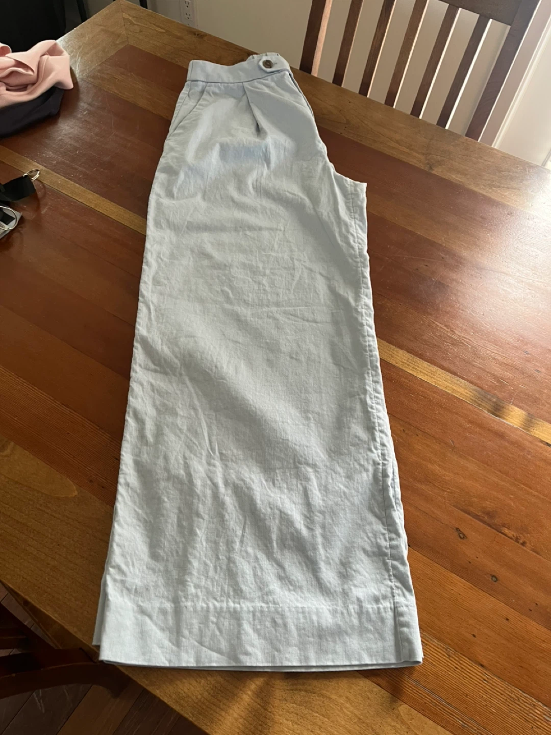 Banana Republic Light Blue Wide Leg Trousers Size 6