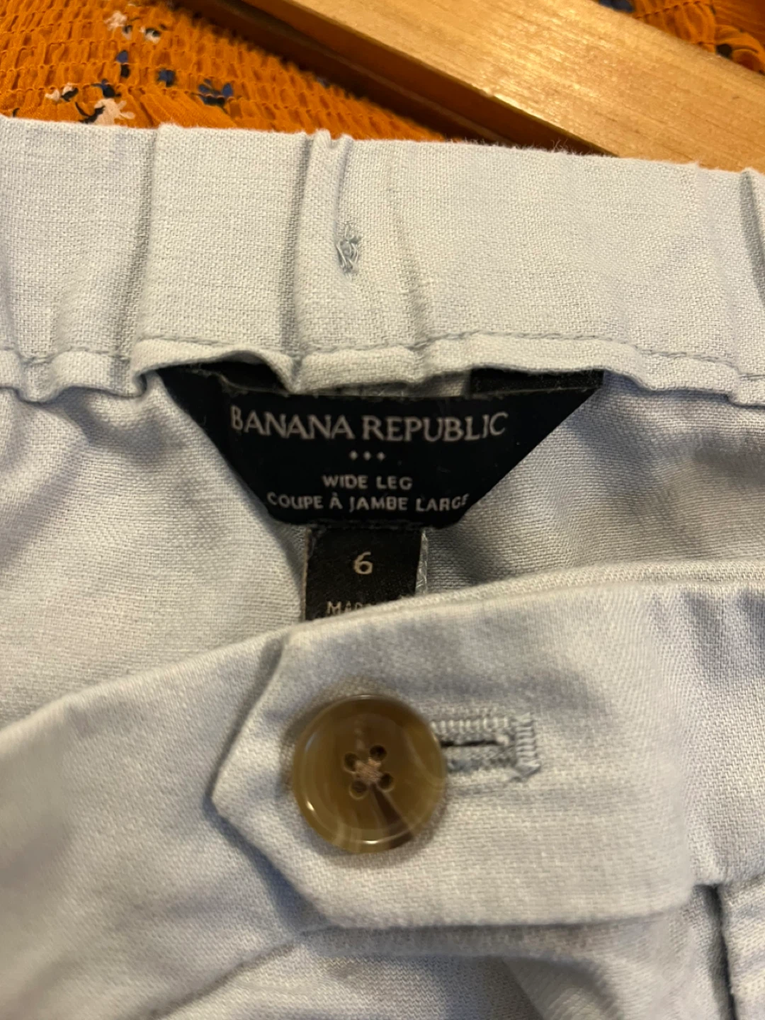 Banana Republic Light Blue Wide Leg Trousers Size 6 - photo 3