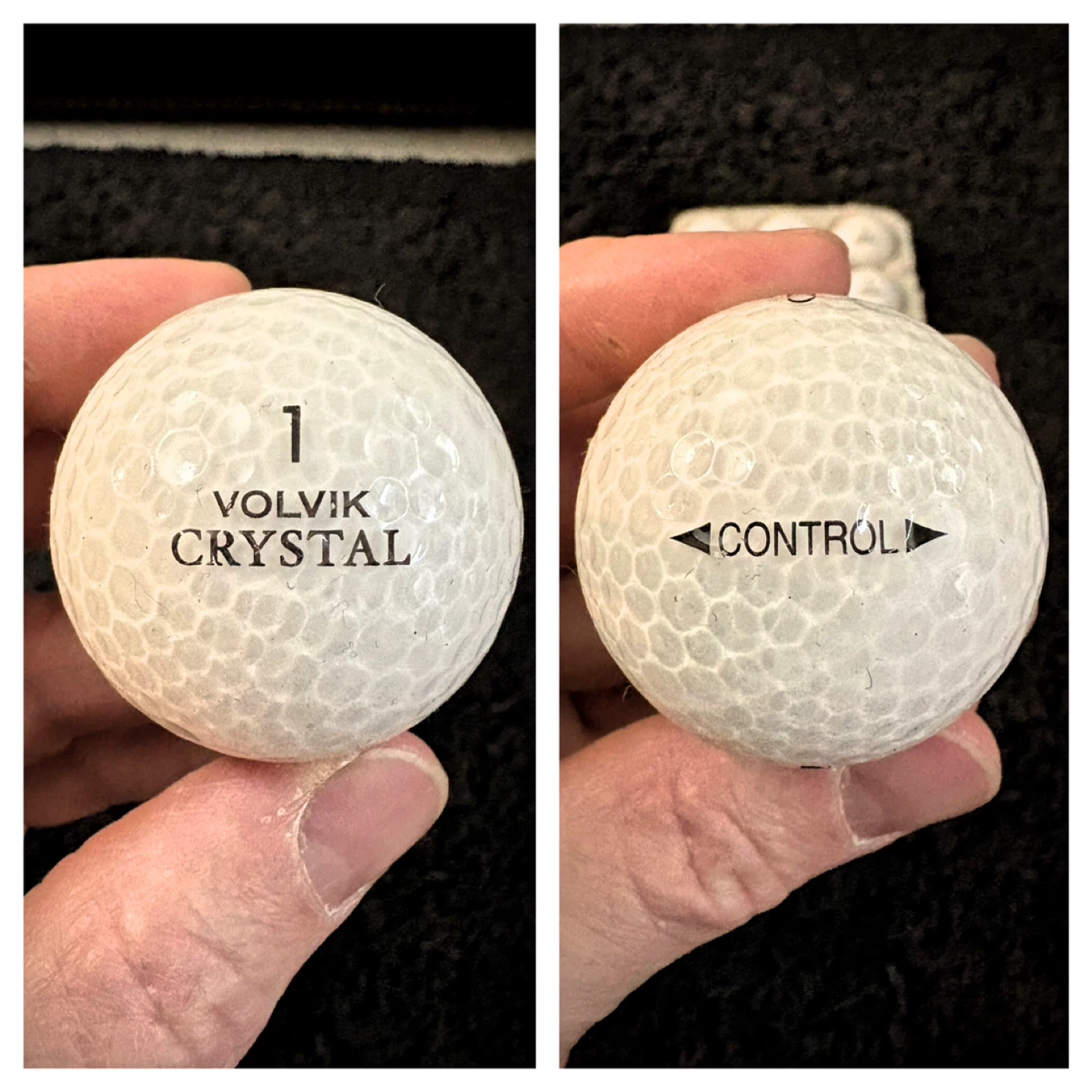 18 Volvik Crystal White Transparent Golf Balls - photo 3