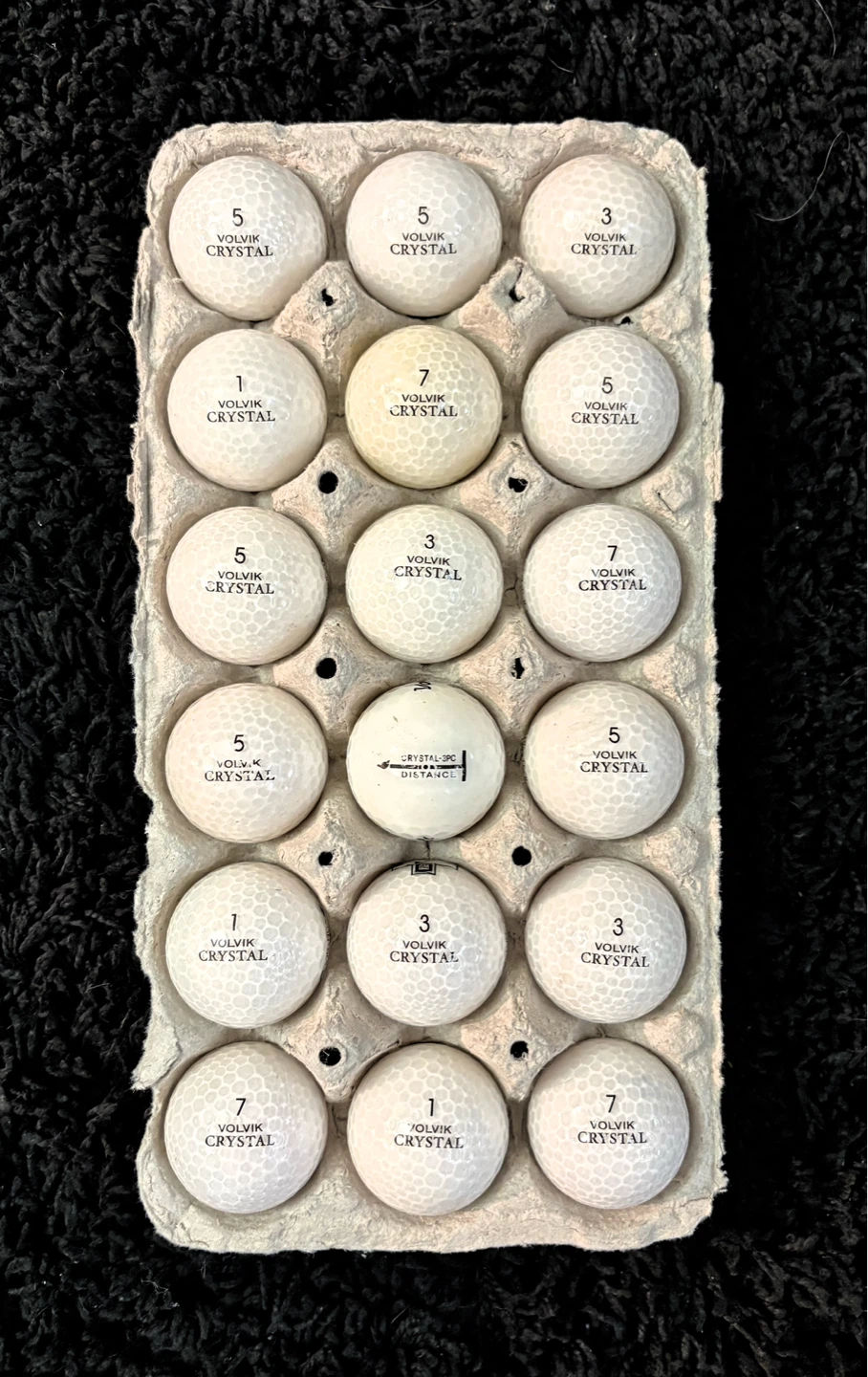 18 Volvik Crystal White Transparent Golf Balls - photo 2