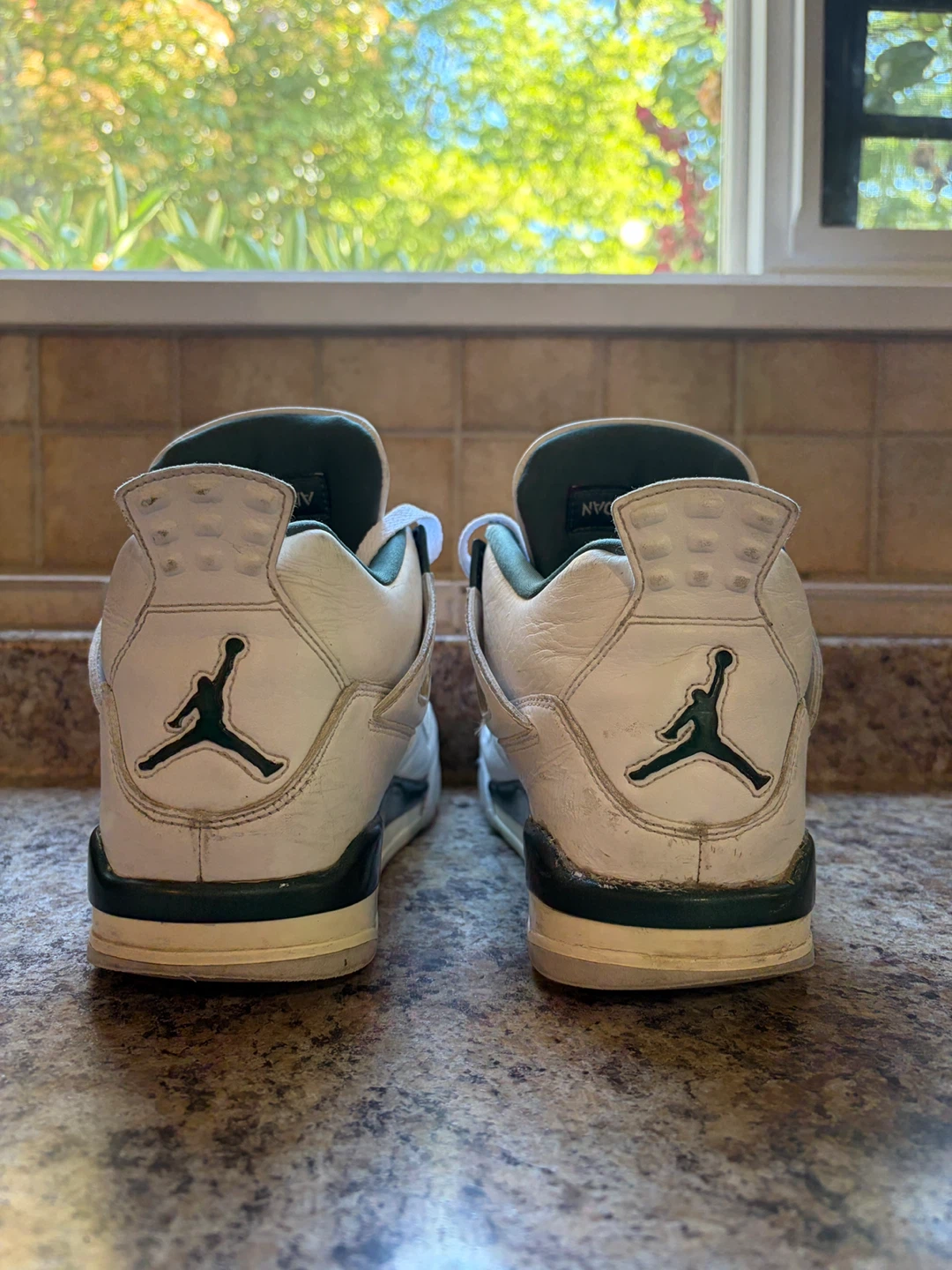 Jordan 4 Retro White Green - photo 2