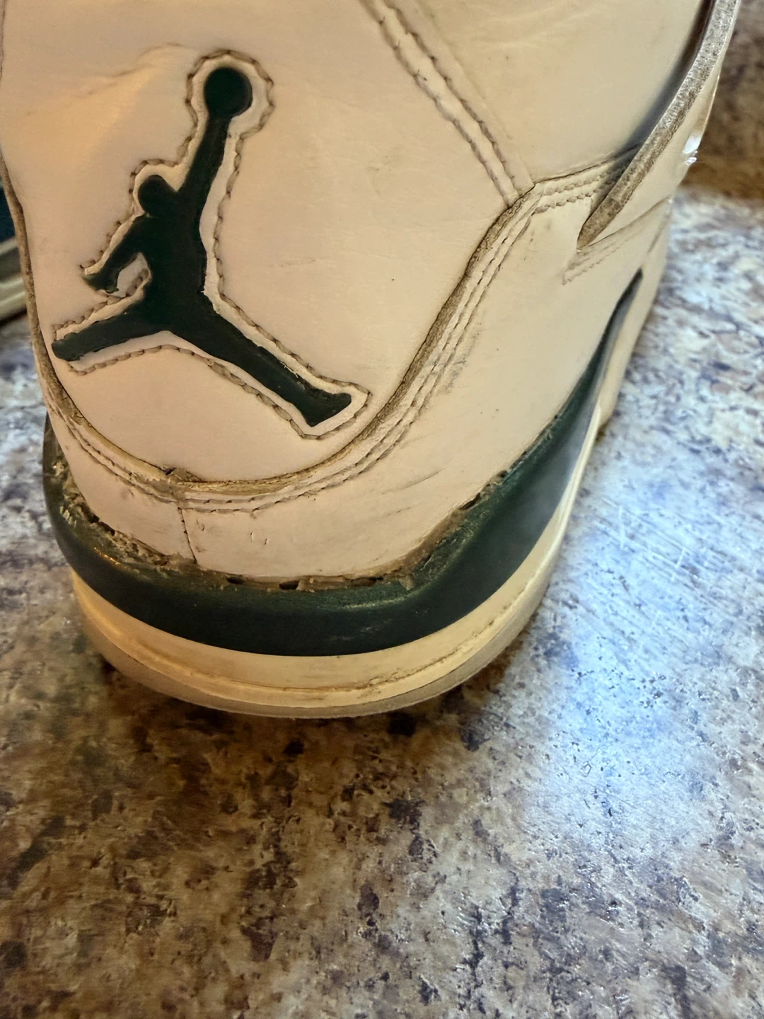 Jordan 4 Retro White Green - photo 4