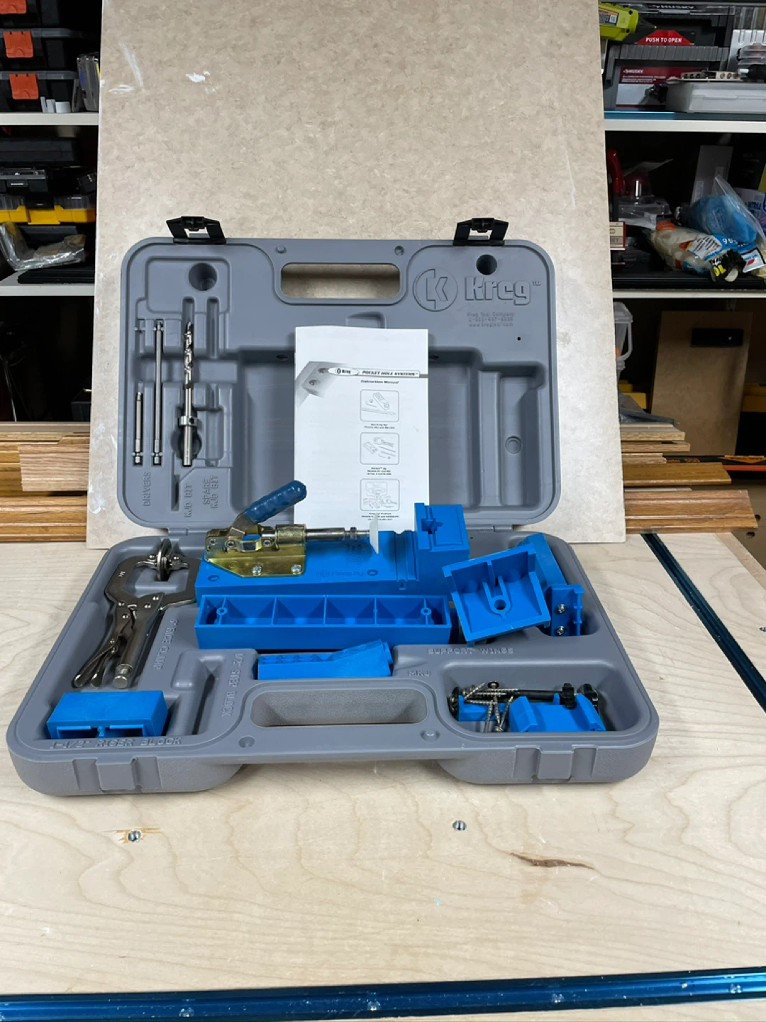 Kreg K-2000 Jig Pocket Hole System Kit - photo 2