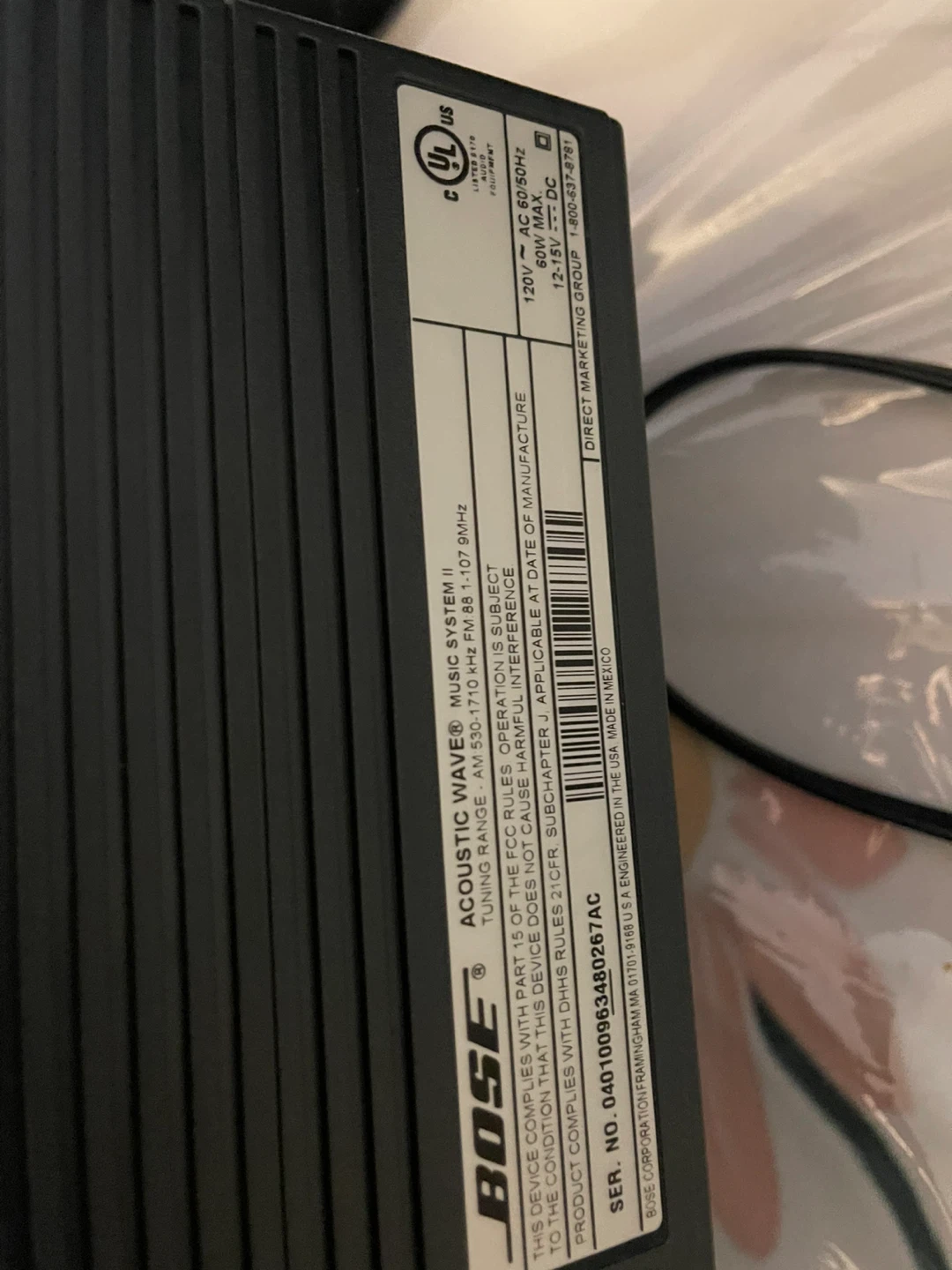 Bose Acoustic Wave Music System II - photo 3