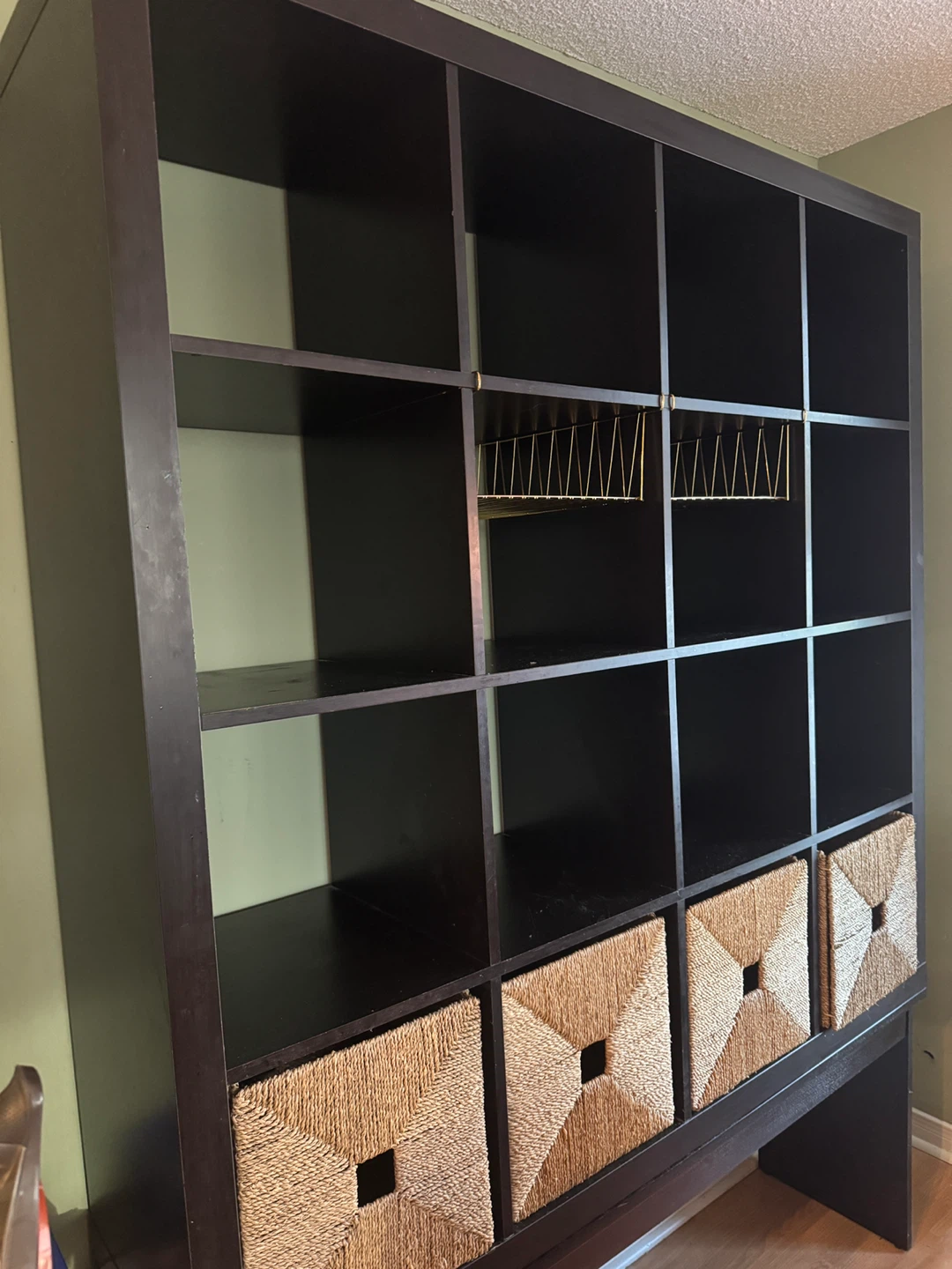 IKEA Display Hutch/Bookcase with Custom Stand