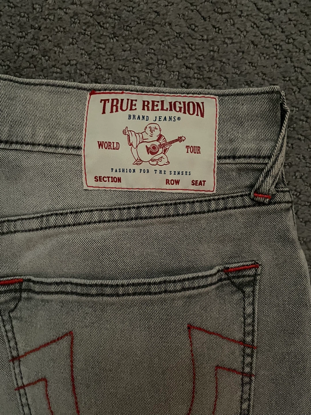 Selling a brand new, pair of True Religion Ricky Straight jeans.