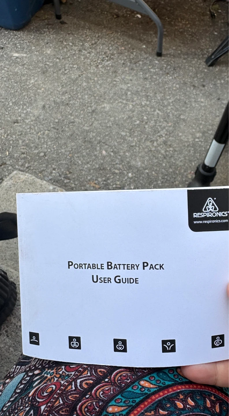 Respironics Portable Battery Pack w/ Accessories - photo 2