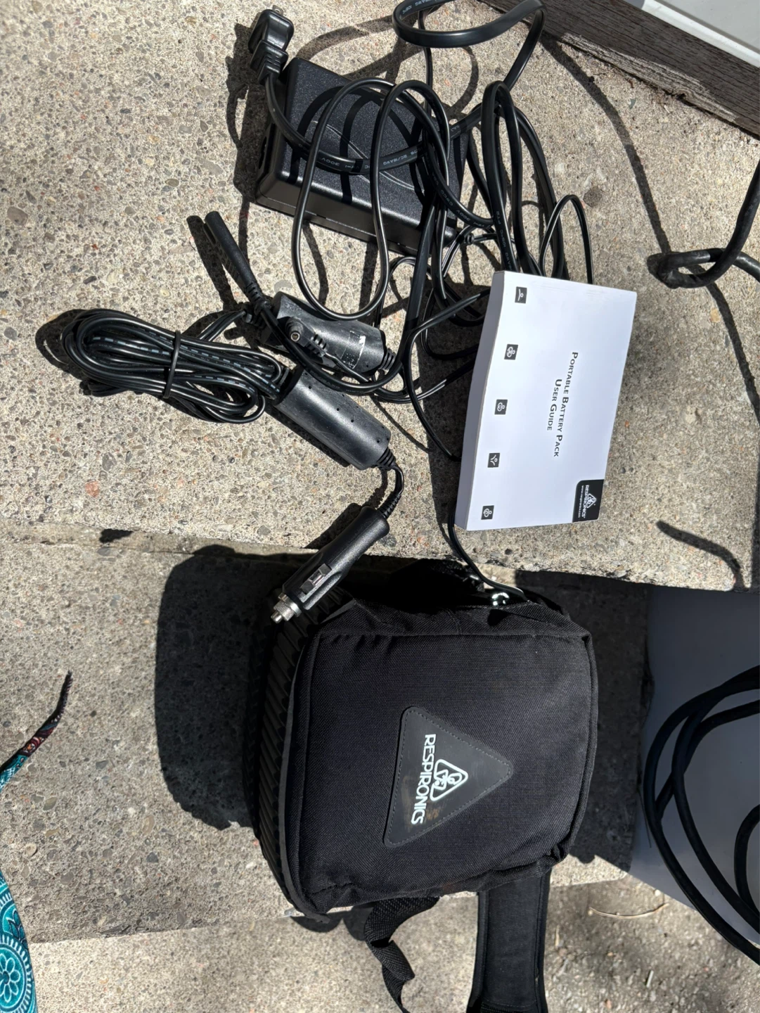 Respironics Portable Battery Pack w/ Accessories - photo 3