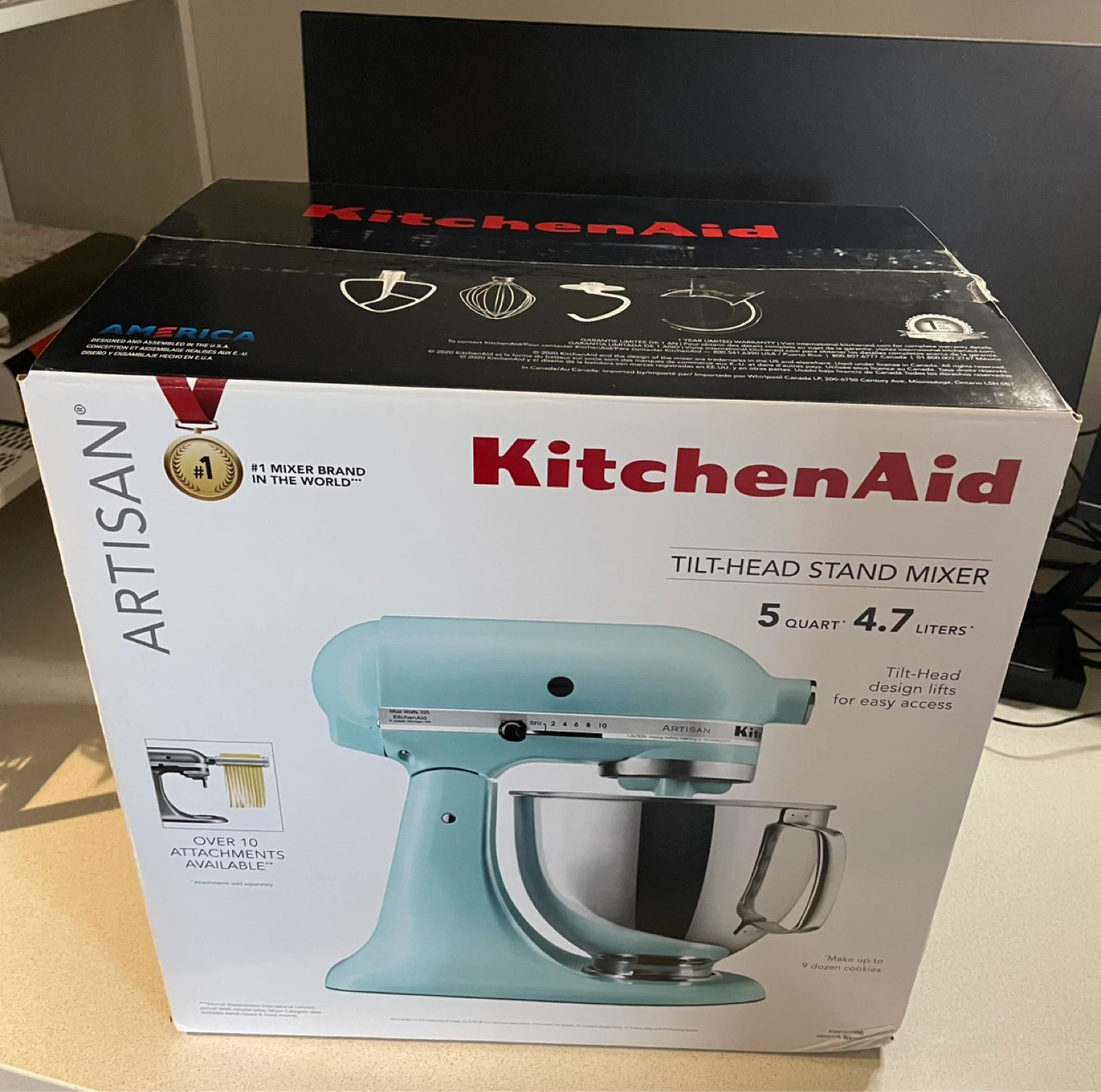KitchenAid Artisan Series 5-Quart Mixer, Mineral Water
