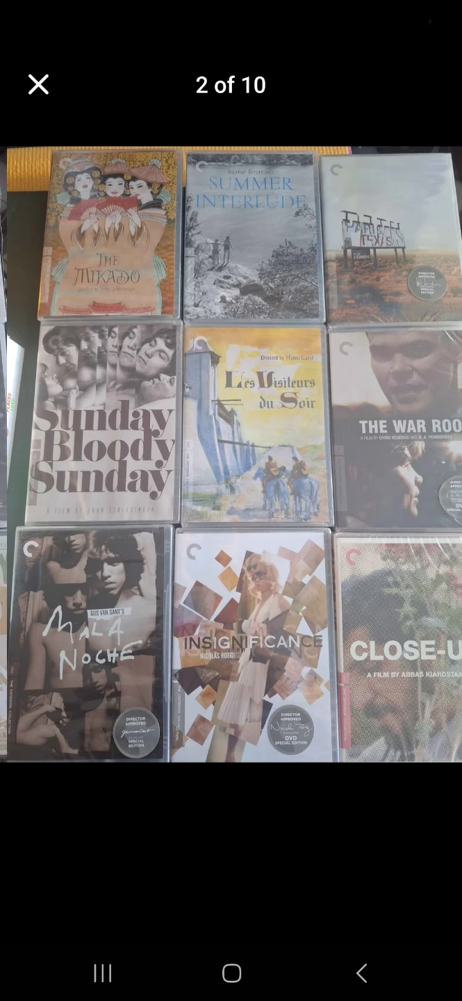 Various Criterion Collection & Eclipse DVDS All New & Sealed - photo 2