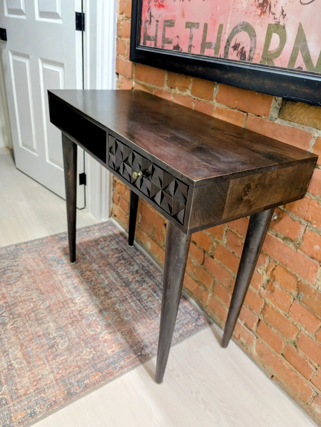 SAFAVIEH Zinnia Mango Wood Desk - photo 5