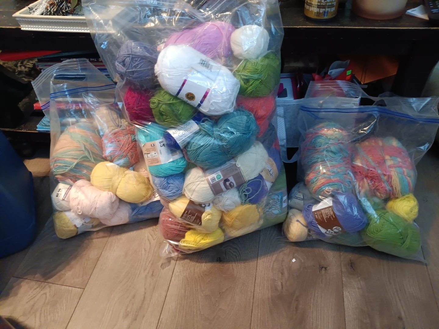 Mixed Lot of Yarn Balls